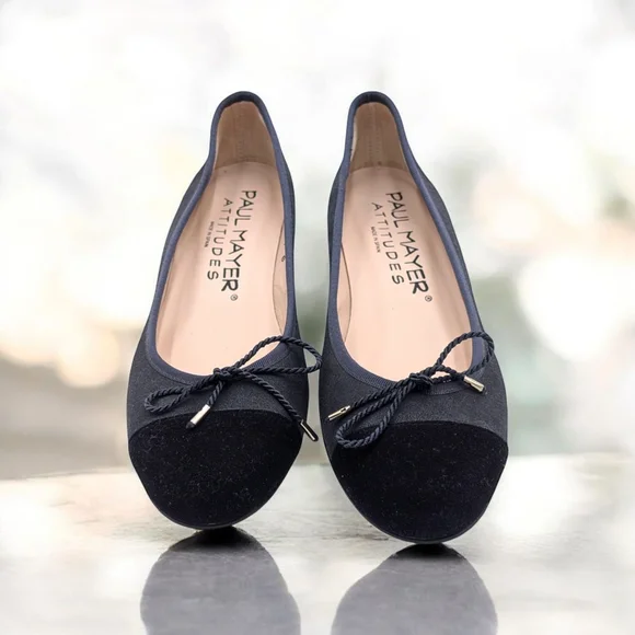 PAUL MAYER - BRAVO Black Ballet Flats_W Size 7 - Picture 4 of 13